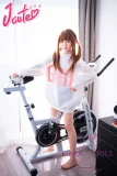 J-cute 137cm バスト平 AGD17 羽純（はずみ）ヘッド  LL団 ラブドール 髪の毛植毛 フルシリコン製 リアルドール パーカー デニムミニスカート