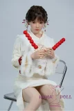 Real Girl (Ｃ工場製)  等身大ラブドール 168cm巨乳 Eカップ ds21ヘッド ボディTPE/シリコン選択可能 白い刺繍入りチャイナドレス