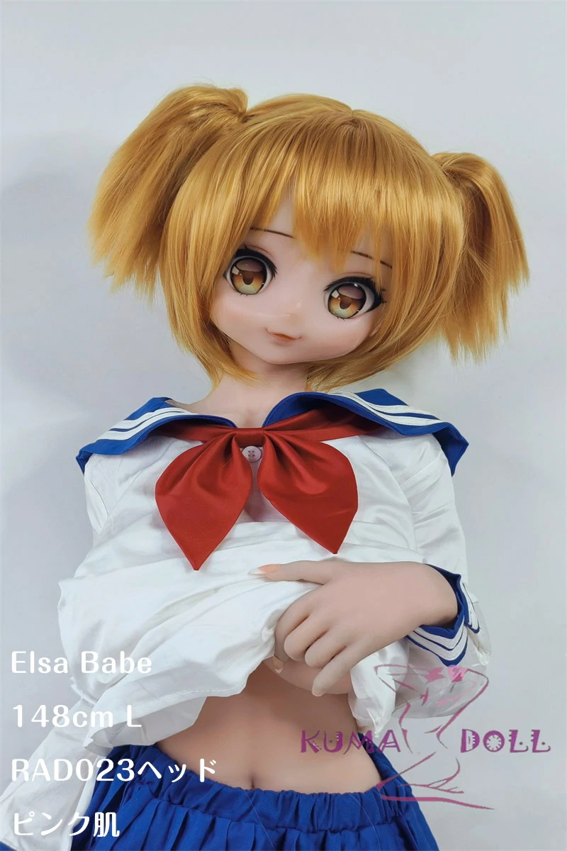 Elsa Babe 148cm L  RAD023 二次元 アニメドール フルシリコン製 JK制服 青いスカート 白いシャツ