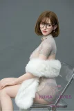 Real Girl (Ｃ工場製)  新作 軽量化ボディ フルシリコン製 ダッチワイフ 171cm巨乳 Eカップ ds34  レースのチャイナドレス ホワイトファー