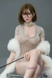 Real Girl (Ｃ工場製)  新作 軽量化ボディ フルシリコン製 ダッチワイフ 171cm巨乳 Eカップ ds34  レースのチャイナドレス ホワイトファー