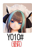 アニメドール ソフトビニール製ヘッド+TPE製ボディ WM Dolls 157cm Bカップ #Y009S ヘッド  等身大ドール カスタマイズ可 ゴシックロリータ　