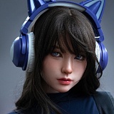 超擬真の肌テクスチャ フルシリコン製 Real Lady 159cm Hカップ T1ヘッド 等身大リアルドール スポーティースタイル