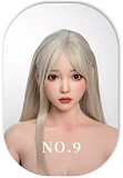 【新作セール5％OFF 3月31日迄 140/145/148/150/156ボディ選択可】SHEDOLL 145cm Gカップ 熙熙（Xixi）ヘッド  美少女ラブドール 掲載画像はフルシリコン製 純白のニット衣装 花飾り