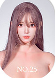 【新作セール5％OFF 3月31日迄 140/145/148/150/156ボディ選択可】SHEDOLL 145cm Gカップ 熙熙（Xixi）ヘッド  美少女ラブドール 掲載画像はフルシリコン製 純白のニット衣装 花飾り