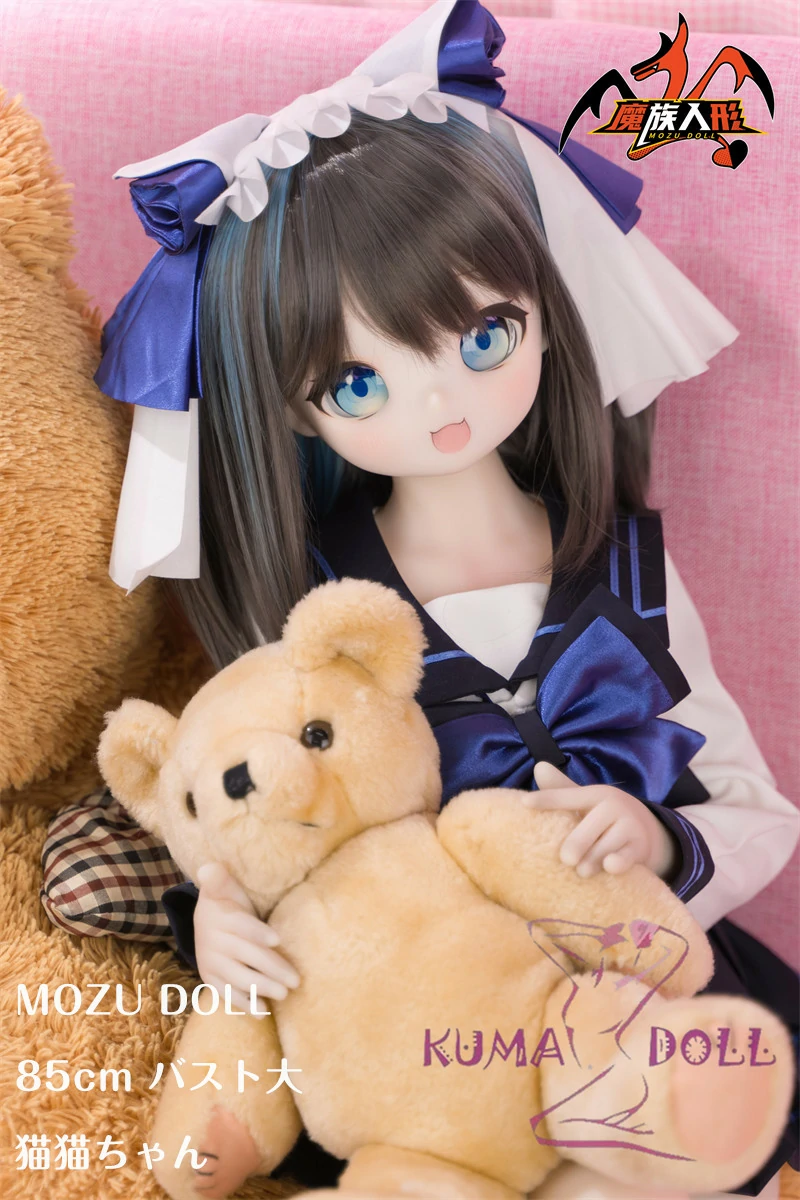 MOZU DOLL 新作 85cm バスト大  猫猫（ねこ） ソフトビニール製頭部 TPE製ボディ 肌色＆眼球色＆メイク＆ウィッグは宣材写真と同じ  6kg