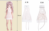 MOZU DOLL 85cm Aカップ ニンフちゃん ソフトビニール製頭部 TPE製ボディ 肌色＆眼球色＆メイク＆ウィッグ＆衣装は宣材写真と同じ  6kg