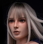 フルシリコン製 XTDOLL 157cm Dカップ  Meng ling (XT-bym16-B) ヘッド まぶたの開閉機能付き ラブドール 等身大ドール 軽量化仕様あり ピンクのボブヘア