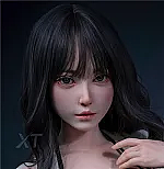 フルシリコン製 XTDOLL 157cm Dカップ  Meng ling (XT-bym16-B) ヘッド まぶたの開閉機能付き ラブドール 等身大ドール 軽量化仕様あり ピンクのボブヘア