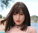 フルシリコン製 XTDOLL 157cm Dカップ  Meng ling (XT-bym16-B) ヘッド まぶたの開閉機能付き ラブドール 等身大ドール 軽量化仕様あり ピンクのボブヘア
