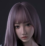 フルシリコン製 XTDOLL 157cm Dカップ  Meng ling (XT-bym16-B) ヘッド まぶたの開閉機能付き ラブドール 等身大ドール 軽量化仕様あり ピンクのボブヘア