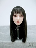 フルシリコン製 XTDOLL 157cm Dカップ  Meng ling (XT-bym16-B) ヘッド まぶたの開閉機能付き ラブドール 等身大ドール 軽量化仕様あり ピンクのボブヘア