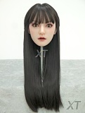 フルシリコン製 XTDOLL 157cm Dカップ  Meng ling (XT-bym16-B) ヘッド まぶたの開閉機能付き ラブドール 等身大ドール 軽量化仕様あり ピンクのボブヘア