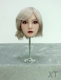 フルシリコン製 XTDOLL 157cm Dカップ  Meng ling (XT-bym16-B) ヘッド まぶたの開閉機能付き ラブドール 等身大ドール 軽量化仕様あり ピンクのボブヘア