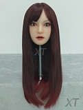 フルシリコン製 XTDOLL 157cm Dカップ  Meng ling (XT-bym16-B) ヘッド まぶたの開閉機能付き ラブドール 等身大ドール 軽量化仕様あり ピンクのボブヘア