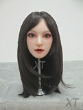 フルシリコン製 XTDOLL 157cm Dカップ  Meng ling (XT-bym16-B) ヘッド まぶたの開閉機能付き ラブドール 等身大ドール 軽量化仕様あり ピンクのボブヘア