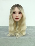 フルシリコン製 XTDOLL 157cm Dカップ  Meng ling (XT-bym16-B) ヘッド まぶたの開閉機能付き ラブドール 等身大ドール 軽量化仕様あり ピンクのボブヘア