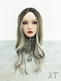 フルシリコン製 XTDOLL 157cm Dカップ  Meng ling (XT-bym16-B) ヘッド まぶたの開閉機能付き ラブドール 等身大ドール 軽量化仕様あり ピンクのボブヘア