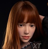 フルシリコン製 XTDOLL 157cm Dカップ  Meng ling (XT-bym16-B) ヘッド まぶたの開閉機能付き ラブドール 等身大ドール 軽量化仕様あり ピンクのボブヘア