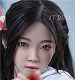 フルシリコン製 XTDOLL 157cm Dカップ  Meng ling (XT-bym16-B) ヘッド まぶたの開閉機能付き ラブドール 等身大ドール 軽量化仕様あり ピンクのボブヘア