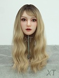 フルシリコン製 XTDOLL 157cm Dカップ  Meng ling (XT-bym16-B) ヘッド まぶたの開閉機能付き ラブドール 等身大ドール 軽量化仕様あり ピンクのボブヘア