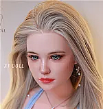 フルシリコン製 XTDOLL 157cm Dカップ  Meng ling (XT-bym16-B) ヘッド まぶたの開閉機能付き ラブドール 等身大ドール 軽量化仕様あり ピンクのボブヘア