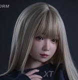 フルシリコン製 XTDOLL 157cm Dカップ  Meng ling (XT-bym16-B) ヘッド まぶたの開閉機能付き ラブドール 等身大ドール 軽量化仕様あり ピンクのボブヘア