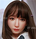 フルシリコン製 XTDOLL 157cm Dカップ  Meng ling (XT-bym16-B) ヘッド まぶたの開閉機能付き ラブドール 等身大ドール 軽量化仕様あり ピンクのボブヘア