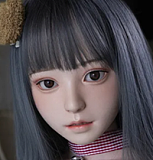 フルシリコン製 XTDOLL 157cm Dカップ  Meng ling (XT-bym16-B) ヘッド まぶたの開閉機能付き ラブドール 等身大ドール 軽量化仕様あり ピンクのボブヘア