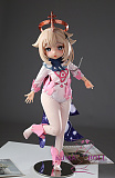Otaku Doll ミニドール アニメ顔 派蒙パイモン 65cm PVCヘッド+シリコンボディ 収納が便利 セックスフィギュア 小さいラブドール