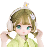 MOZU DOLL 130cm 苗苗（Miaomiao）ヘッド バスト大 ビニール製頭部＋TPE製 ボディ 肌色＆眼球色＆メイク＆ウィッグ＆衣装は宣材写真と同じ ライトグリーンのストライプシャツ