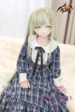 MOZU DOLL 115cm バスト小 沐子ちゃん ビニール製頭部+TPE製ボディ 肌色＆眼球色＆メイク＆ウィッグ＆衣装は宣材写真と同じ