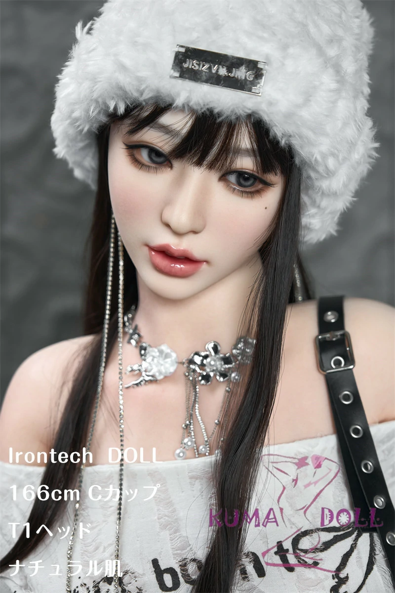 フルシリコン製ラブドール Irontech Doll 166cm Cカップ T1ヘッド クールガール オフショルダーTシャツ