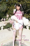 フルシリコン製 XTDOLL 157cm Dカップ  Meng ling (XT-bym16-C) ヘッド まぶたの開閉機能付き ラブドール 等身大ドール 軽量化仕様あり 中華風少女