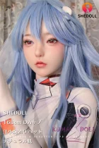 SHEDOLL 168cm Dカップ 江小婉（Jiangxiaowan）ヘッド メイク② 超軽量フルシリコン製 ボディー材質など選択可能 等身大ドール SFファッション