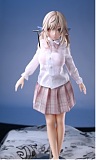 Otaku Doll ミニドール 純白精灵 純白のエルフ 50cm PVCヘッド+シリコンボディ フィギュア 収納が便利 普段は鑑賞用 小さいラブドール