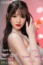 フルシリコン製ラブドール FANREAL 163cm Cカップ 乔 Josieヘッド  リアルメイク付き ミニスカート Y2Kファッション