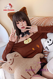 Doll senior 等身大ドール 163cm Fカップ#23美咲ヘッドフルシリコンヘッド TPE材質ボディー 材質選択可能 ダッチワイフ 掲載画像はフルシリコン製+オーラル機能+口開閉機能あり+模擬口腔付き 猫モチーフ
