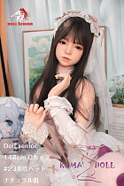 Doll senior 等身大ドール 148cm Cカップ#23美咲ヘッドフルシリコンヘッド TPE材質ボディー 材質選択可能 ダッチワイフ 掲載画像はフルシリコン製+オーラル機能+口開閉機能あり+模擬口腔付き 洋風ドール系 ロリータ