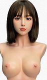 Doll senior 等身大ドール 168cm Fカップ W02 Bonnieヘッド フルシリコンヘッド TPE材質 ボディー 材質選択可能 ファー付きレザージャケット