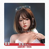 Doll senior 等身大ドール 168cm Fカップ W02 Bonnieヘッド フルシリコンヘッド TPE材質 ボディー 材質選択可能 ファー付きレザージャケット
