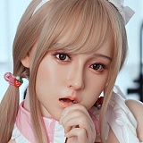 Jiusheng Doll 148cm Bカップ YOYO #81B 軟性シリコンヘッド 欧米風 掲載画像はフルシリコン製+オーラル機能+口開閉機能あり+模擬口腔付き ラブドール ダッチワイフ