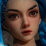 Jiusheng Doll ラブドール 160cm Eカップ Ann ヘッド  フルシリコン製 セクシ 白いストッキング