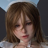 Jiusheng Doll 148cm Bカップ YOYO #81B 軟性シリコンヘッド 欧米風 掲載画像はフルシリコン製+オーラル機能+口開閉機能あり+模擬口腔付き ラブドール ダッチワイフ