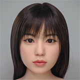 J-cute 137cm バスト平 AGD19 萌咲（もえ）ヘッド  LL団 ラブドール 髪の毛植毛 青いレースのドレス フルシリコン製 リアルドール