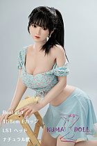 Real Girl ラブドール 158cm Eカップ LS1ヘッド 高級シリコン材質ヘッド ボディー材質選択可能 カスタマイズ可能 C工場製 小花柄ワンピース