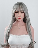 【5月31日迄 限定セール】FANREAL  二つ目ヘッド、髪の植毛半額、口開閉機能付き、ゼリー胸、新技術指関節、ハードハンド、ボルト露出無し自立、新足指関節、EVO新骨格、お尻の柔らか仕上げ、柔らかい膣仕上げ無料 フルシリコン製 ラブドール ヘッドとボディ組み合わせ自由