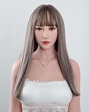 【5月31日迄 限定セール】FANREAL  二つ目ヘッド、髪の植毛半額、口開閉機能付き、ゼリー胸、新技術指関節、ハードハンド、ボルト露出無し自立、新足指関節、EVO新骨格、お尻の柔らか仕上げ、柔らかい膣仕上げ無料 フルシリコン製 ラブドール ヘッドとボディ組み合わせ自由