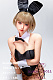 リアルスキンシリーズ Sanhui Doll 皮膚メイク付き 最新作 158cm Eカップ #41彩月フルシリコン製ラブドール フェイシャルEX機能選択可 バニーガール