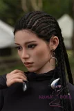 TOP-CYDOLL フルシリコン製 170cm Dカップ Amberヘッド ラブドール 欧美風ドール ドレッドヘア